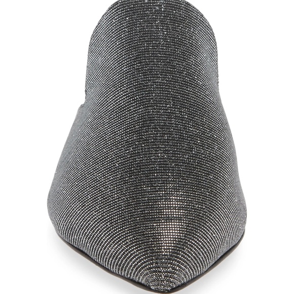 Alice + Olivia Madalyn Loafer Flat Mule Silver - Picture 4 of 12